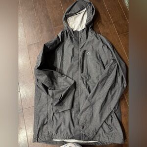 Paradox Men's Charcoal Hooded Raincoat